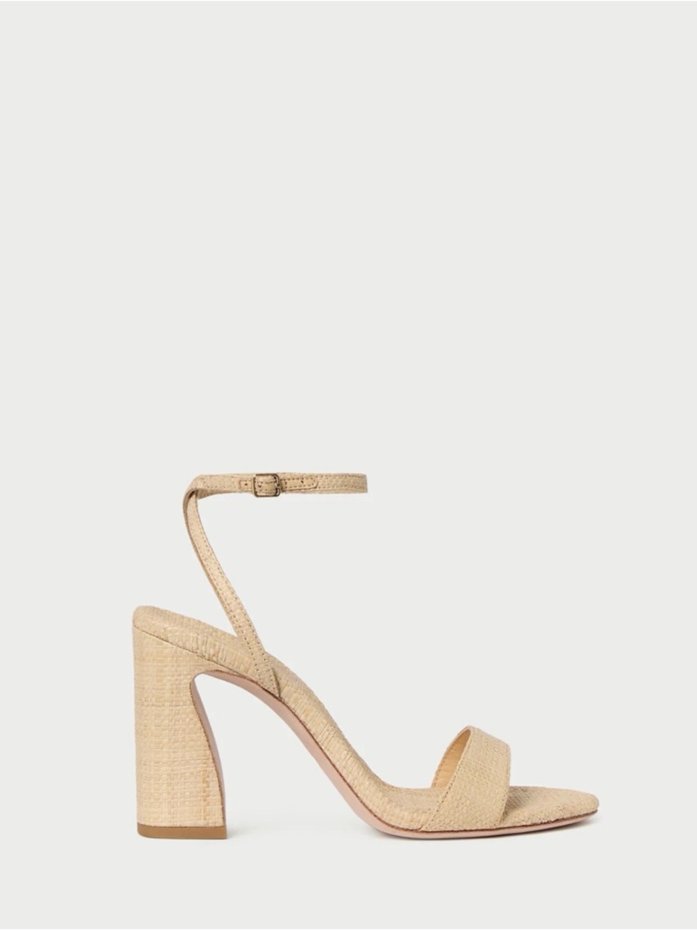 Loeffler Randall Malia Natural Raffia Heel Sandals Size 7.5 - Picture 4 of 8